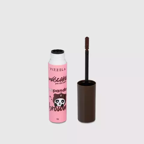 Máscara Para Cílios Marrom No Panda Brown Vizzela