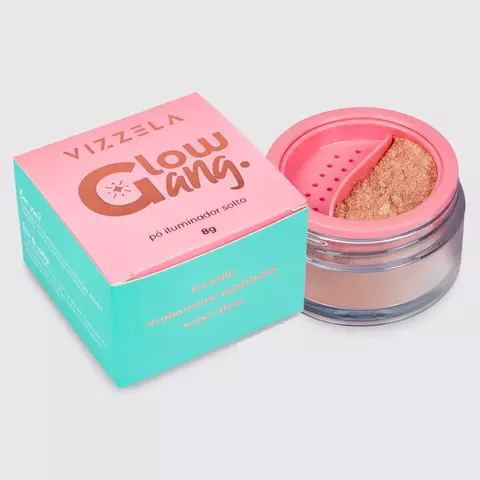 Pó Iluminador Solto Glow Gang Vizzela