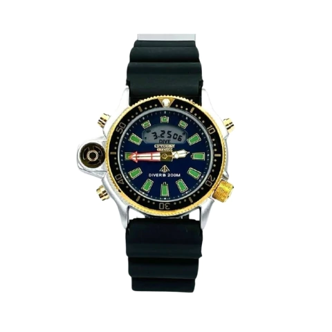 Relógio Aqualand - Azul Marinho + Brinde - comprar online