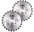 2 Hojas Discos Sierra Circular 7 1/4 24 Dientes Kwb Einhell