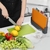 Set 4 Tablas Picar Carnes Verduras Pescado Base Organizador
