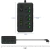 Zapatilla Alargue Adaptador Electrico Moderna 8 En 1 Usb