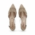Scarpin salto baixo couro Nobuck Amiens Taupe - Regina Rios