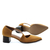 Scarpin Salto Médio Neoprene Paix Caramelo - comprar online