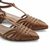 Scarpin salto baixo couro Amiens Whisky na internet