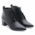 Bota Bico Fino Couro Marseille Preta - comprar online