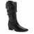 Bota Cano Longo Slouch Couro Preto - comprar online