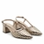Scarpin Salto Médio Couro Porto-Vecchio Multi Metais - comprar online