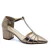 Scarpin Couro Fayence Prata Velho