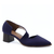 Scarpin Salto Médio Neoprene Paix Marinho