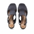 Sandália Salto Baixo Neoprene Léger Preta - loja online