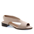 Sandália Salto Baixo Neoprene Nuage Nude