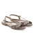 Sandália Rasteira Couro Montpellier Taupe - comprar online