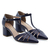 Scarpin Couro Fayence Marinho - comprar online