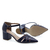 Scarpin Couro Fayence Marinho na internet