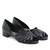 Peep Toe Baixa Couro Lagrasse Preta - comprar online
