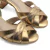 Peep Toe Média Couro Sena Bronze - loja online