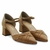 Scarpin Salto Médio Couro Clamart Coconut - comprar online