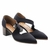 Scarpin Salto Médio Neoprene Paix Preto - comprar online
