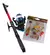 Kit Caña Pesca Carrete Nylon +Anzuelos - comprar en línea