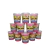 Kit 12 Potes Areia Magica Cor Rosa 200g Acrilex Art Kids