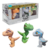 Kit Com 3 Baby Mini Dinos Jurassic World Com Blue, Echo E Delta