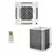 Ar-Condicionado Split Cassete Inverter 4 Vias R-32 Elgin Eco 48.000 BTUs Frio 220V Monofásico