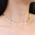 Colar Choker Círculos Pendentes Folheado Ouro 18k - comprar online