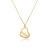 Gargantilha Pingente Coração Folheado Ouro 18k Presente Mãe - comprar online