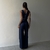 Calça Linho Marcella - Azul Marinho na internet