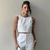 Cropped Linho Marcella - Branco - comprar online