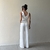 Calça Linho Marcella - Branco na internet