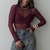 Blusa Tule Agatha - Bordô na internet