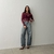 Calça Valentina- Jeans Escuro - comprar online