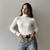 Blusa Tricot Juliana - Creme