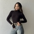 Blusa Tricot Juliana - Preto - comprar online