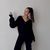 Conjunto Tricot Aurora - Preto - comprar online