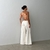Calça Pantalona Júlia - Creme na internet