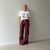 Calça Cargo Haley - Bordô - Be Fancy - Vista o seu momento