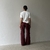 Calça Cargo Haley - Bordô na internet