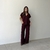 Conjunto Helen - Vinho - comprar online