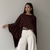 Imagem do Blusa Capa Lia - Marrom Café