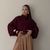 Blusa Tricot Bianca - Vinho - comprar online