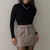 Saia Débora - Marrom Mescla - Be Fancy - Vista o seu momento
