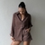 Camisa Hellena - Marrom - loja online