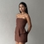 Shorts Saia Lia - Marrom - comprar online