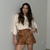 Shorts Marjorie - Marrom - loja online