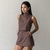 Shorts Saia Hellena - Marrom - comprar online