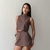 Shorts Saia Hellena - Marrom - loja online
