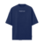Camiseta Oversized azul marinho com a frase "Maranata - The Lord comes" estampada no peito.